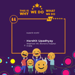 Testimonial - Harshit Upadhyay